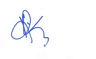 Kim Darby autograph