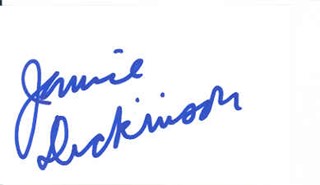Janice Dickinson autograph