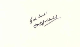 Douglas Fairbanks-Jr. autograph