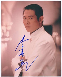 Jet Li autograph