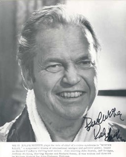 Ralph Meeker autograph