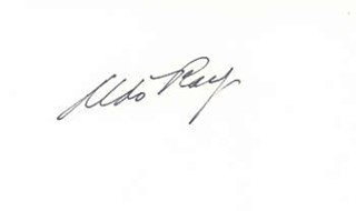 Aldo Ray autograph