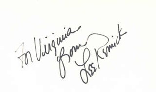 Lee Remick autograph