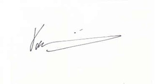 Yanni autograph