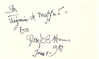 Joseph Cotten autograph