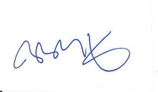 Bob Geldof autograph