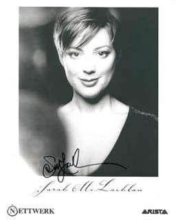 Sarah McLachlan autograph