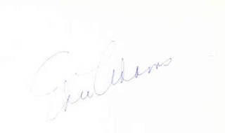 Edie Adams autograph