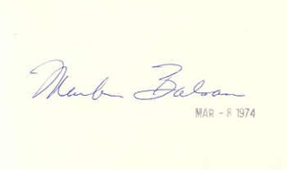 Martin Balsam autograph