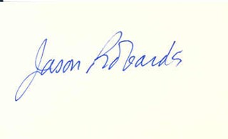 Jason Robards autograph