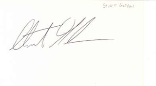Stuart Gordon autograph