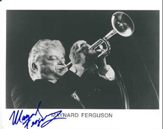 Maynard Ferguson autograph