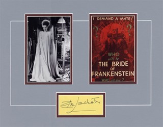 The Bride of Frankenstein autograph