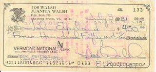 Joe Walsh autograph