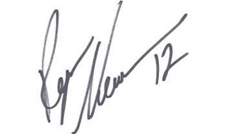 Ryan Newman autograph