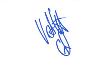 Victor Webster autograph