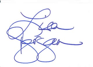 Lisa Dergen autograph