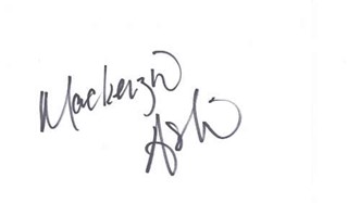 Mackenzie Astin autograph