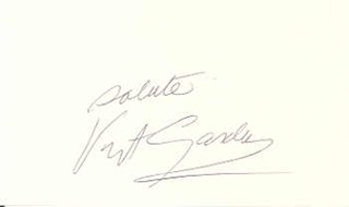 Vincent Gardenia autograph