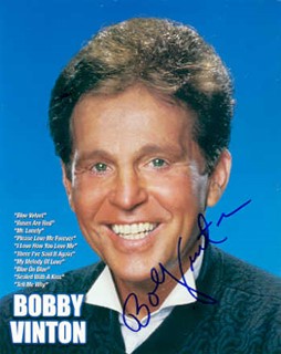 Bobby Vinton autograph