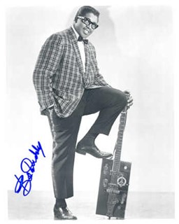 Bo Diddley autograph