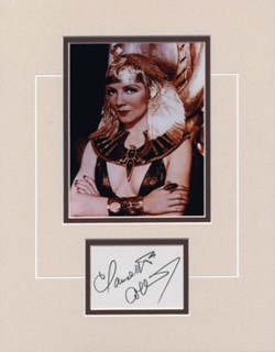 Claudette Colbert autograph