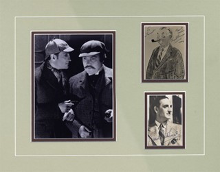 Sherlock Holmes & Dr. Watson autograph