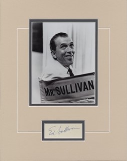 Ed Sullivan autograph