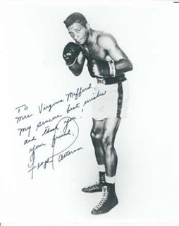Floyd Patterson autograph