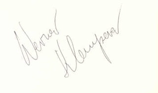 Werner Klemperer autograph