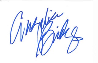 Angelica Bridges autograph