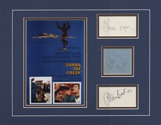 Zorba The Greek autograph