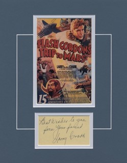 Flash Gordon autograph