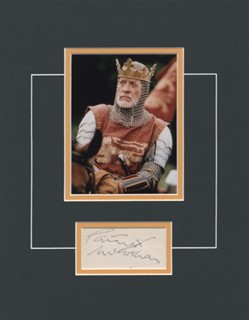 Patrick McGoohan as Longshanks autograph
