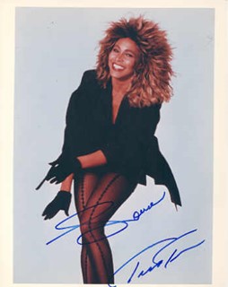 Tina Turner autograph