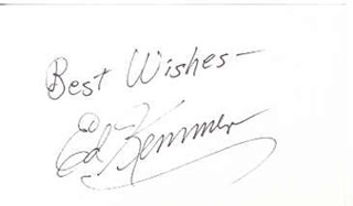 Ed Kemmer autograph
