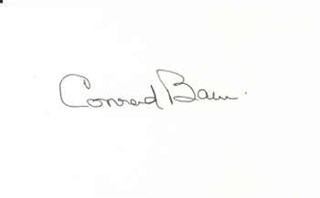 Conrad Bain autograph