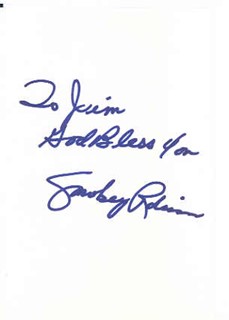 Smokey Robinson autograph