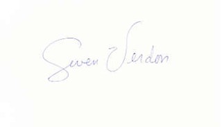 Gwen Verdon autograph