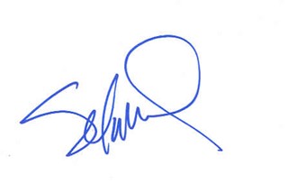 Sela Ward autograph