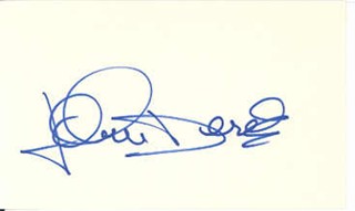 John Derek autograph