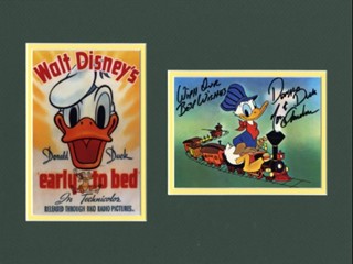 Donald Duck autograph