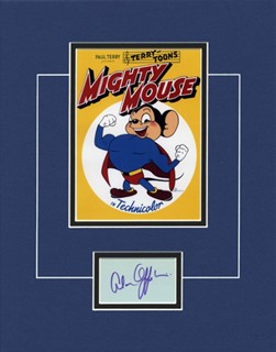 Mighty Mouse autograph