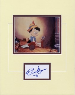 Pinocchio autograph