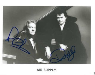 Air Supply autograph