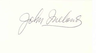 John Ireland autograph