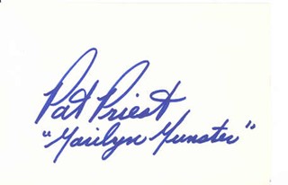 Pat Priest autograph