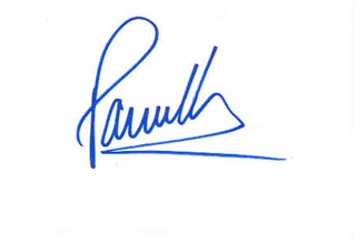 Paul Anka autograph