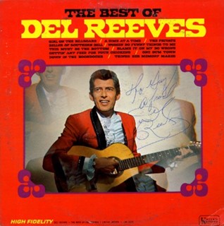 Del Reeves autograph
