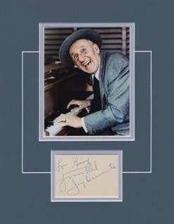 Jimmy Durante autograph